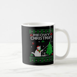 Funny Meowy Christmas Cats Xmas Cute Cat Lover Ugl Coffee Mug
