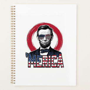 Funny Merica Patriotic President Vintage Vector De Planner