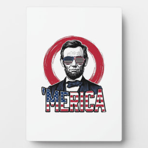 Funny Merica Patriotic President Vintage Vector De Plaque