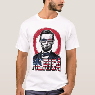 Funny Merica Patriotic President Vintage Vector De T-Shirt