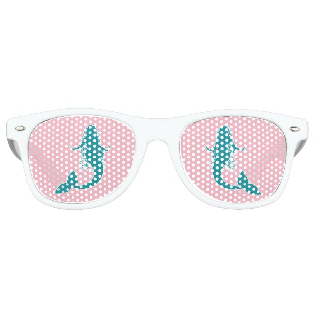 Funny Mermaid Theme Party Eyeglasses (Front)