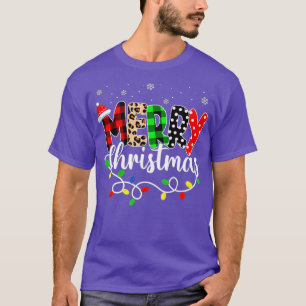 Funny Merry and Bright Christmas Lights Xmas Holid T-Shirt