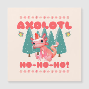 Funny Merry Christmas Axolotl Ho-Ho-Ho!