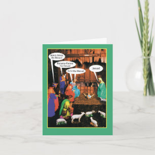 Funny Merry Christmas Card - JesusBoBesus