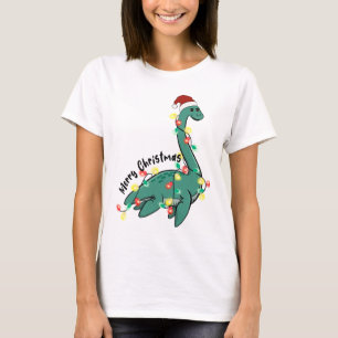 Funny Merry Christmas Lochness Monster T-Shirt