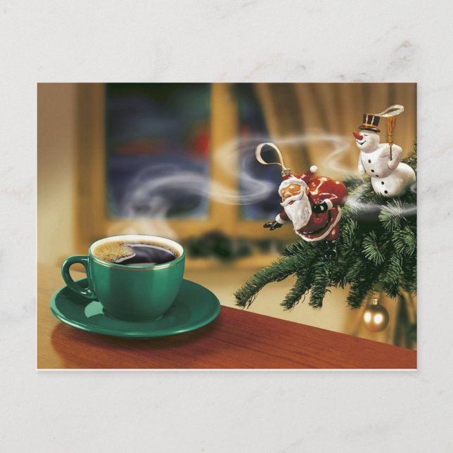 Funny Merry Christmas Postcard (Front)