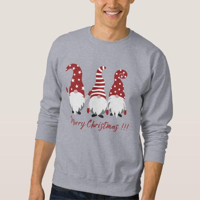 Funny Merry Christmas Sweatshirt, Sweater (Front)