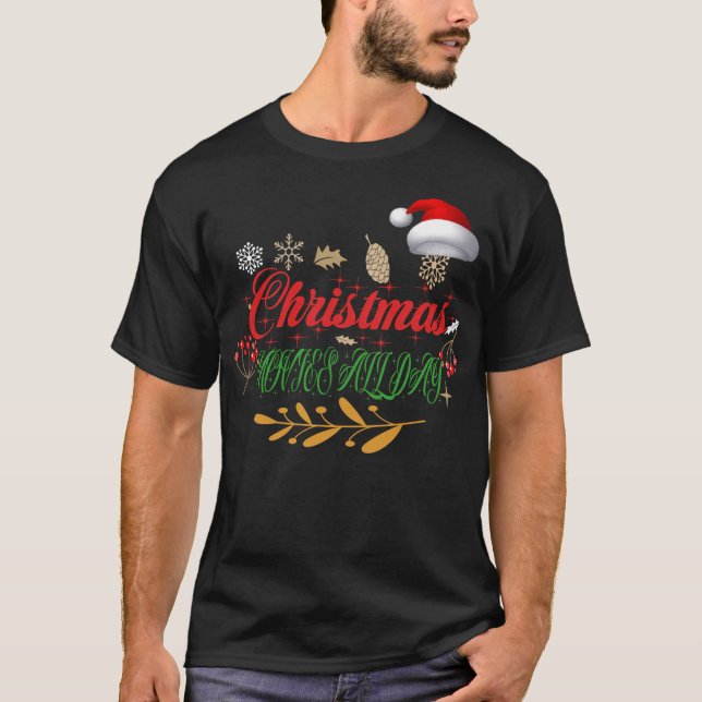 Funny Merry Christmas T-Shirt (Front)