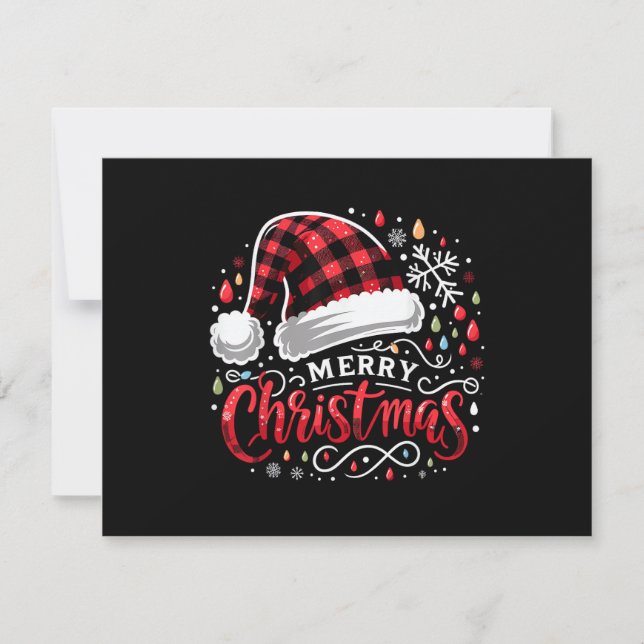Funny Merry Christmas Thank You Card (Front)