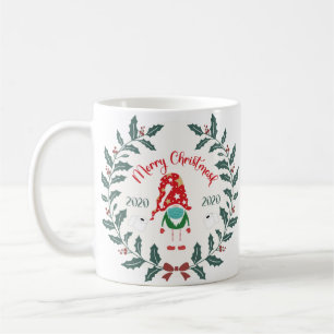 funny merry christmask, Quarantine 2020 Coffee Mug