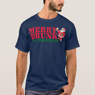 Funny Merry Dunk Im Christmas Apparel Beer Lover  T-Shirt