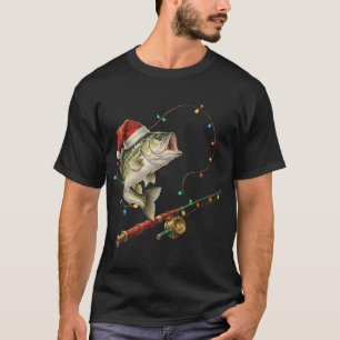 Funny Merry Fishmas Fish Christmas For Men Grandpa T-Shirt