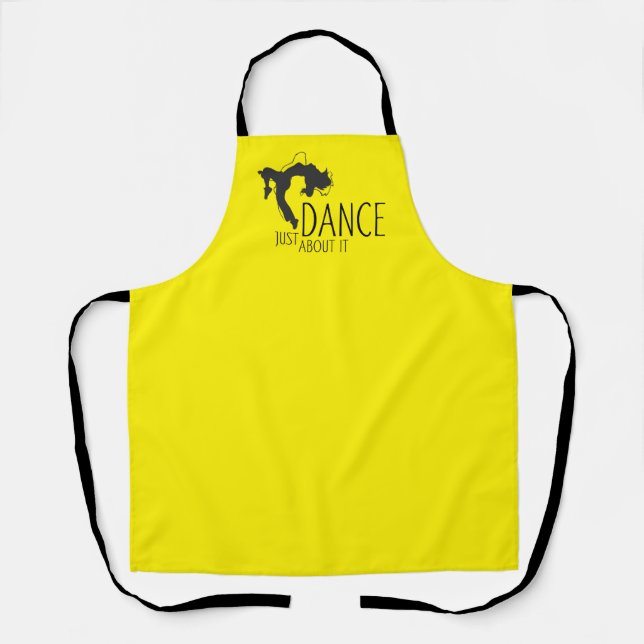 Funny Message - Just Dance About It 1 Apron (Front)