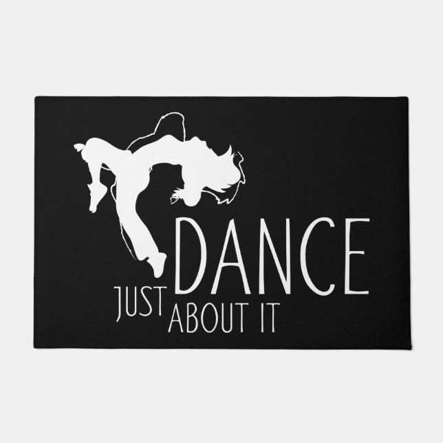 Funny Message - Just Dance About It 2 Doormat (Front)