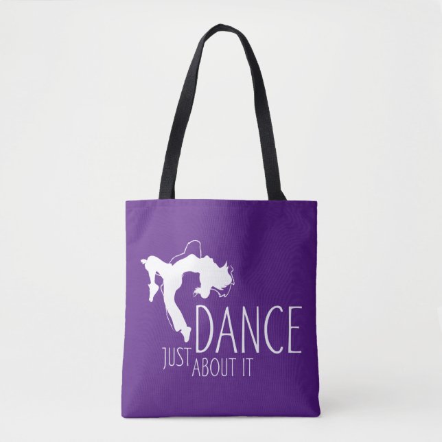 Funny Message - Just Dance About It 2 Tote Bag (Front)