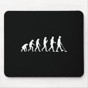 Funny Metal Detecting Art For Men Women Adult Meta Mouse Mat
