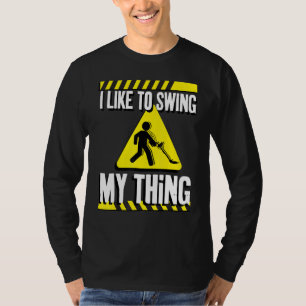 Funny Metal Detector Detecting T-Shirt