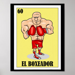 Funny Mexican Boxing Design - El Boxeador 1  Poster