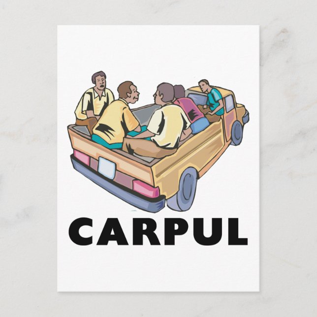 Funny Mexican Carpul Postcard (Front)