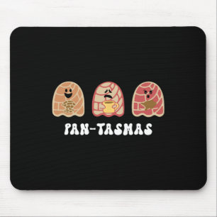 Funny Mexican Conchas Spooky Ghost Pan Mouse Mat