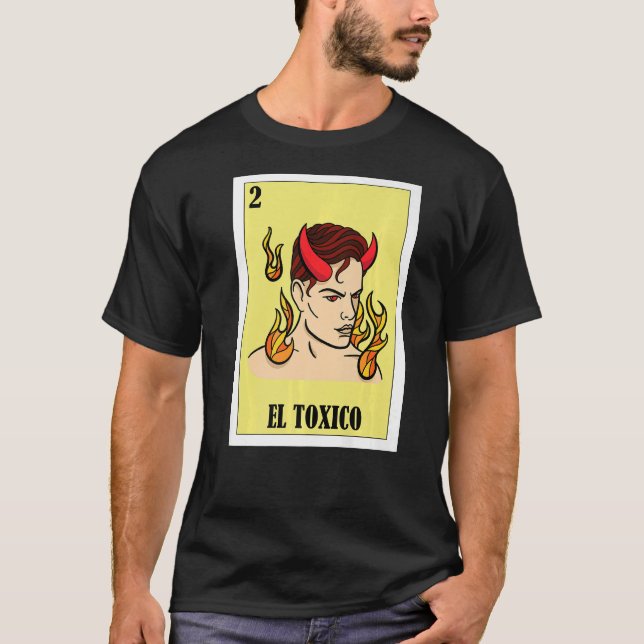 Funny Mexican Design - El Toxico Premium T-Shirt (Front)
