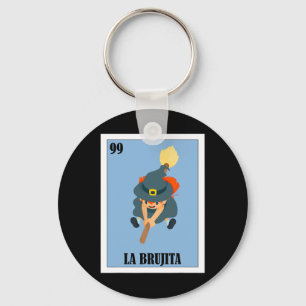 Funny Mexican Design For Cinco De Mayo - La Brujit Key Ring
