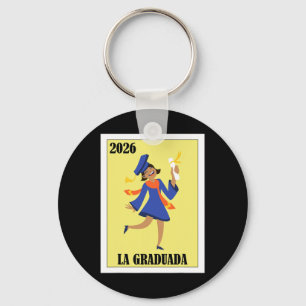 Funny Mexican Design For Graduation - La Graduada  Key Ring