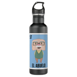 Funny Mexican Design for Grandpa - El Super Abuelo 710 Ml Water Bottle