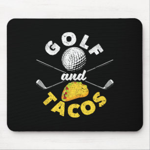 Funny Mexican Dish Favourite Sport Golfer Golf And Mouse Mat
