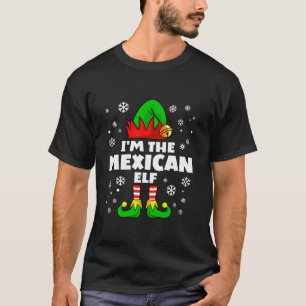 Funny Mexican Elf Family Matching Group Happy Chri T-Shirt