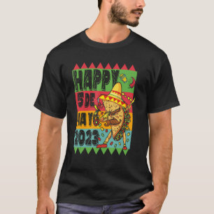 Funny Mexican Fiesta Cinco de Mayo Taco Sombrero T-Shirt