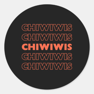 Funny Mexican Latino Chicano Cinco De Mayo Chiwiwi Classic Round Sticker