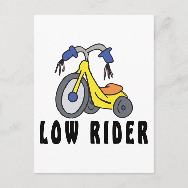 Funny Mexican Low Rider Postcard (Front)