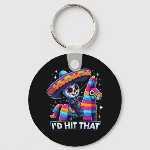 Funny Mexican Party Pinatas Id Hit That Cinco De M Key Ring