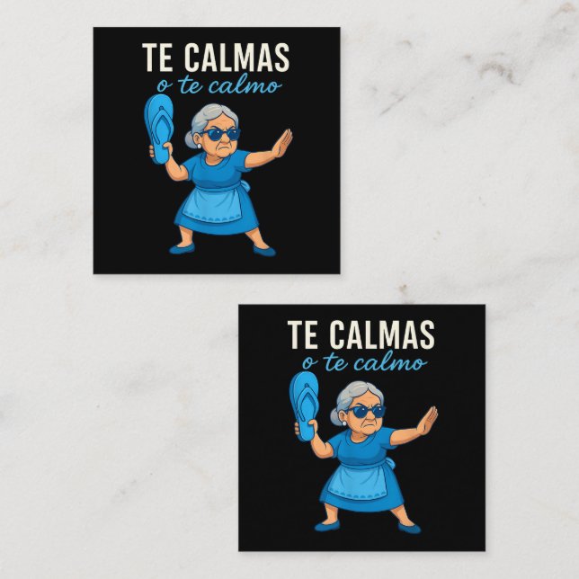 Funny Mexican Spanish Grandma Card (Front/Back)