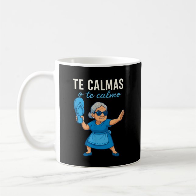 Funny Mexican Spanish Grandma Coffee Mug (Left)