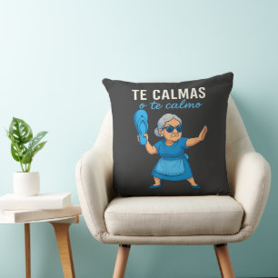 Funny Mexican Spanish Grandma Cushion