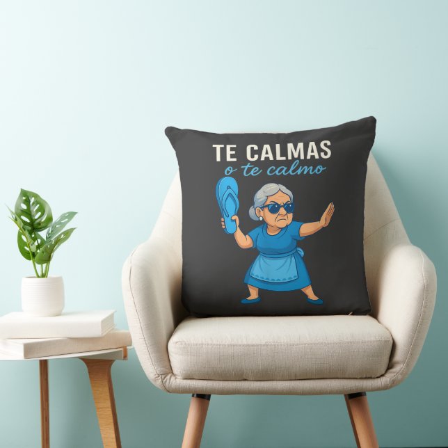 Funny Mexican Spanish Grandma Cushion (Chair)