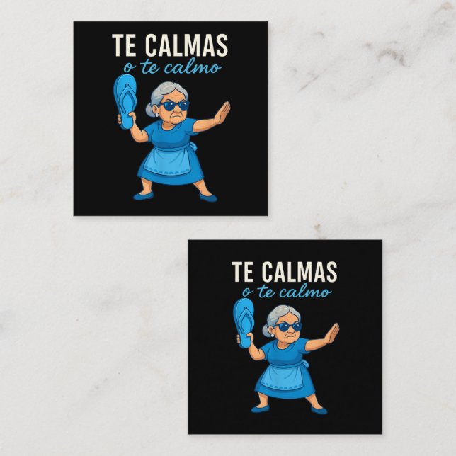 Funny Mexican Spanish Grandma Enclosure Card (Front/Back)