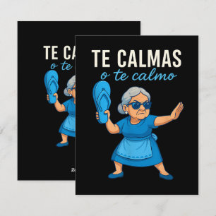 Funny Mexican Spanish Grandma Holiday Card