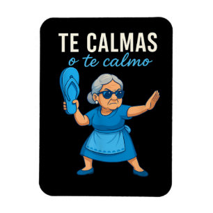 Funny Mexican Spanish Grandma Magnet