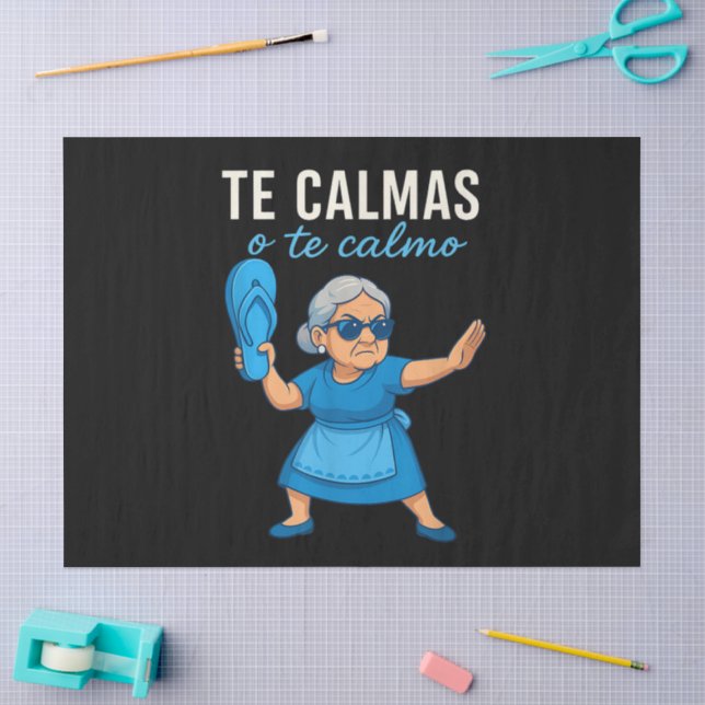 Funny Mexican Spanish Grandma Tissue Paper (Craft)