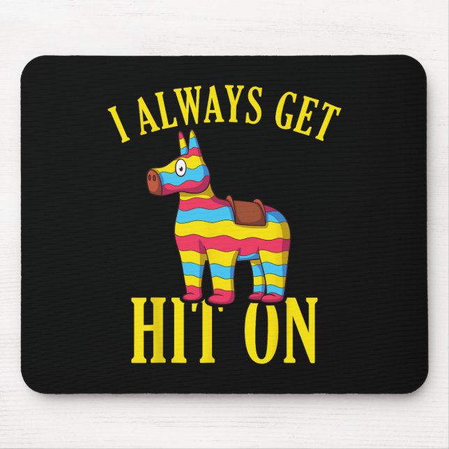 Funny Mexican Theme Party - Cinco De Mayo Attire  Mouse Mat (Front)