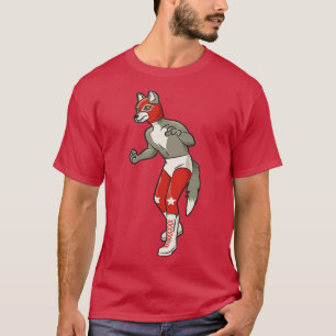 Funny Mexican Xolo Hairless Dog Luchador Wrestler T-Shirt