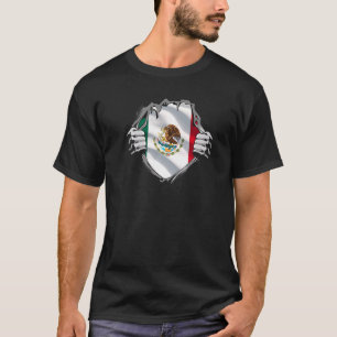 Funny Mexico Flag Country North America T-Shirt