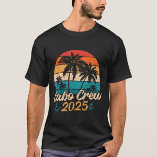Funny Mexico Vacation Trip Cabo Crew 2025 Matching T-Shirt