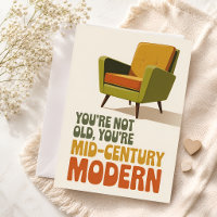 Funny Mid-Century Modern Birthday