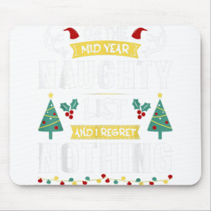 Funny Mid Year Christmas In July Beach Summer Chri Mouse Mat