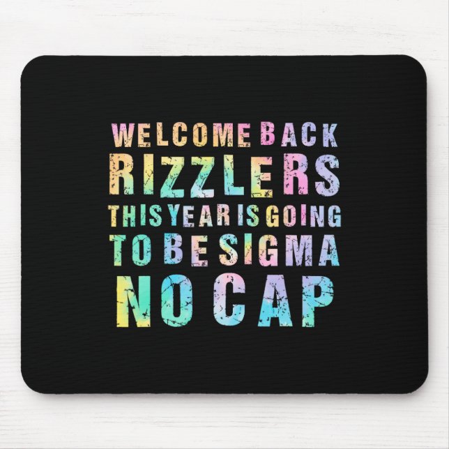 Funny Middle School Teacher Welcome Back To School Mouse Mat (Front)