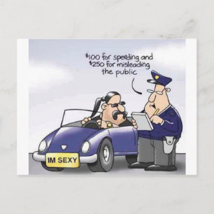 Funny Midlife Crisis Postcard